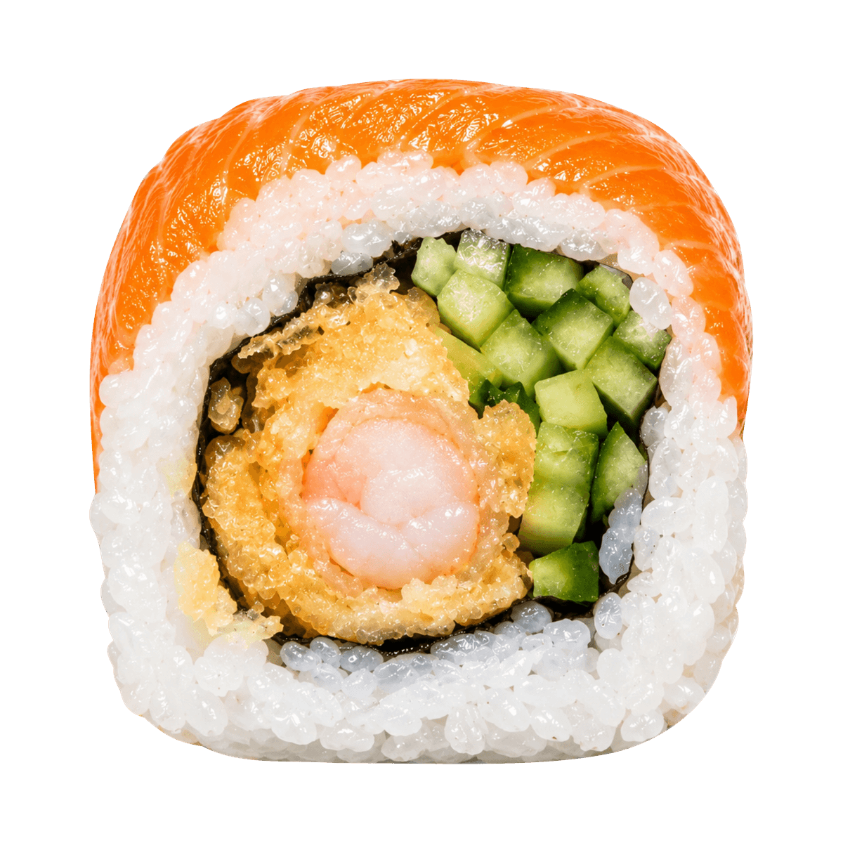 California Gold łosoś i krewetka tempura